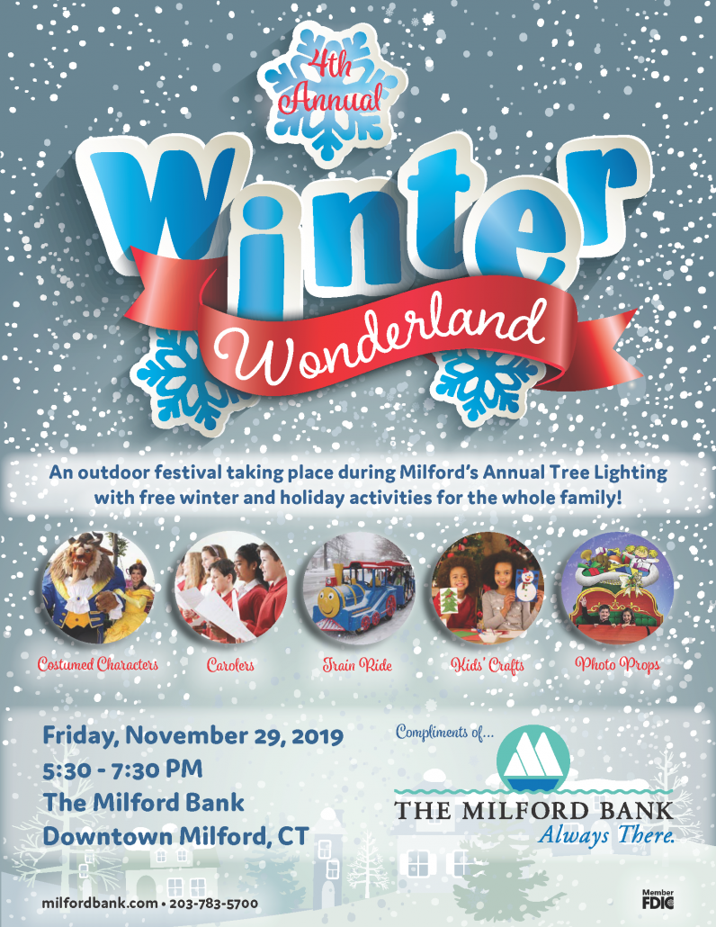 Winter-Wonderland-Flyer-2019 The Milford Bank's 4th Annual Winter Wonderland Festival 2019