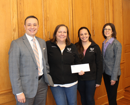 Jonathan Law High School Science Olympiad Team receives TMB Foundation Grant